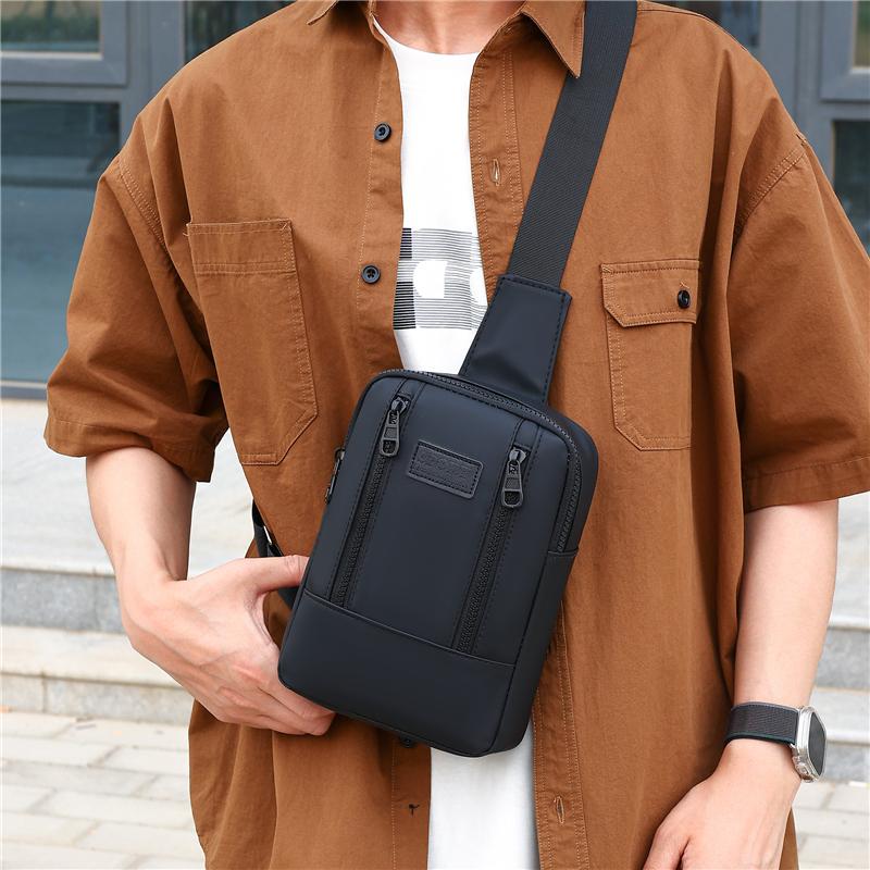 Men Chest Bag Fashion Shoulder Chest Rig Man Sports Crossbody Bags for Male Mini Body Phone Bag Handbag Travel