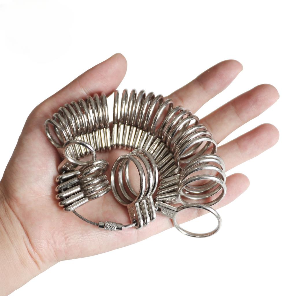 Finger Ring Alloy Metal Meter Gauge Tools Measure Size For Jewelry Tools For Or Us Uk Eu Hk Japan Korea