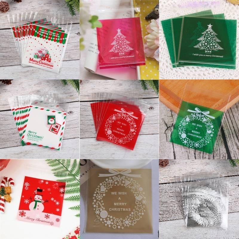Christmas Sealing Self Food Bag Oxidation Resistant Design Sweets Candies Hard