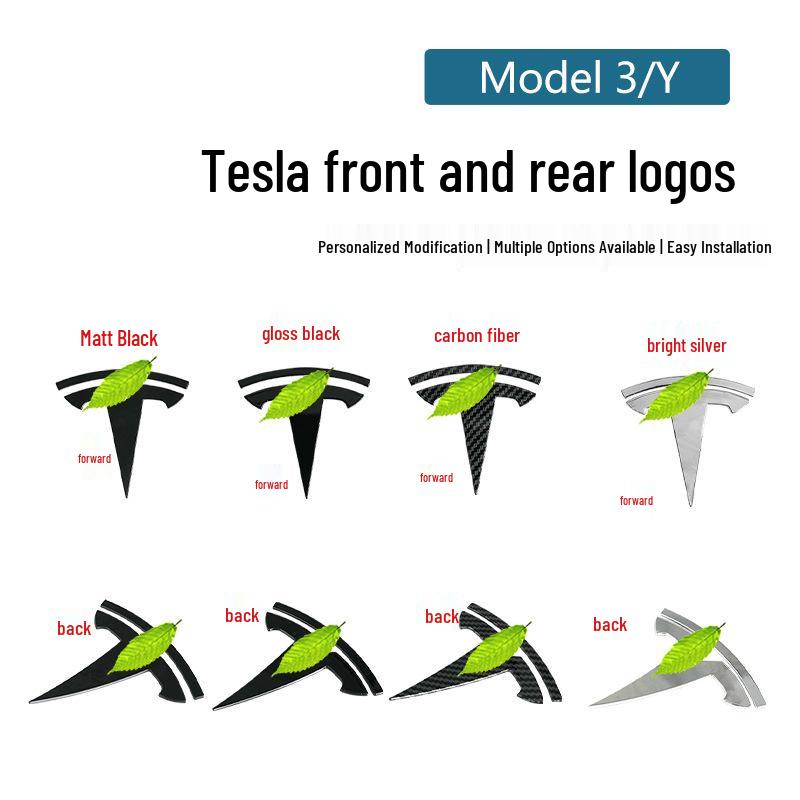 Tesla Logo Stickers Compatible
