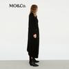 MO&Co. Women's Alpaca Wool Blend Long Knitted Cardigan Coat with Belt