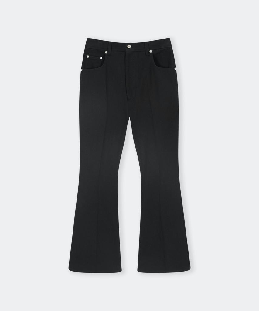 KINETO Carpenter Cotton Flare Pants_Black