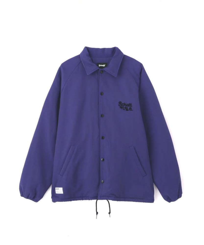 

Schott Coach Jacket with Boa Lining, Men s, Size 2XL, 080, Purple, 782-3252011