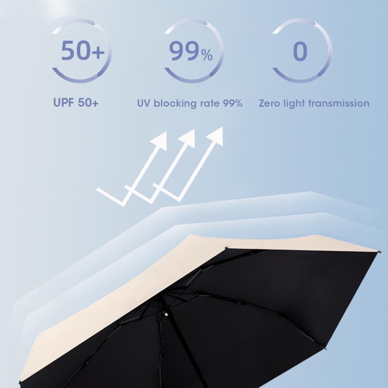 Mini Capsule Travel Umbrella Windproof Sun Rain Proof UV Protection Portable Compact Lightweight for Women Men