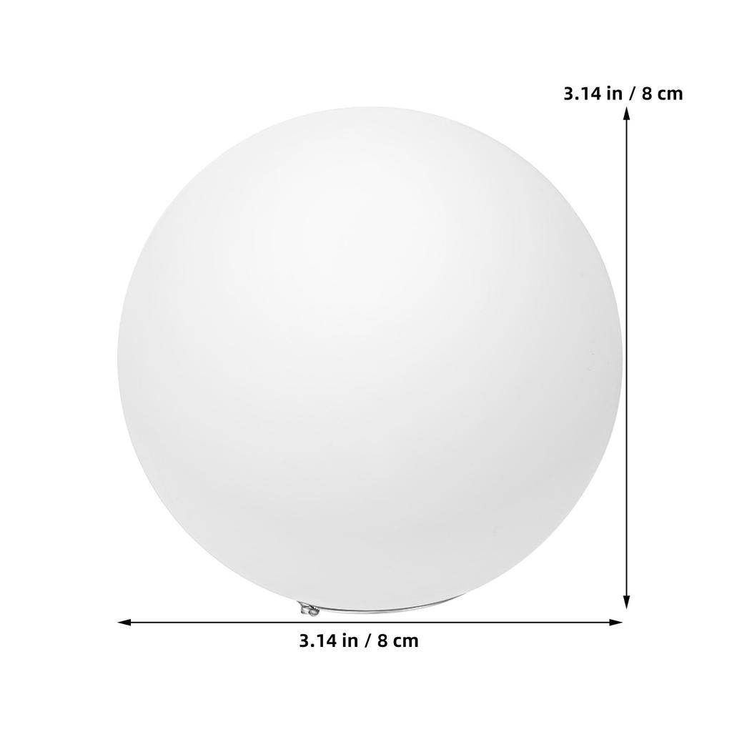 80Mm Frosted Acrylic Globe Lampshade Replacement Wall Lamp Shade Post Light Cover Outdoor Patio Light Fixture Decorative Globe