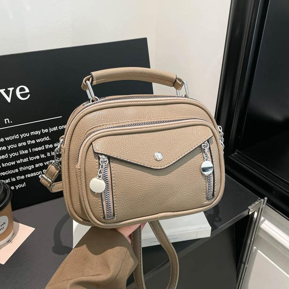 Women's Small PU Leather Crossbody Camera Bag Casual Shoulder Purse