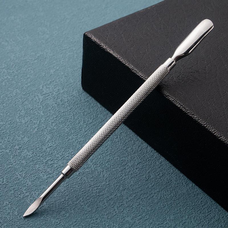 Professional Disposable Dual-Ended Nail Cuticle Pusher Durable Care Tool with Non-Slip Surface for Scraping Dead Skin