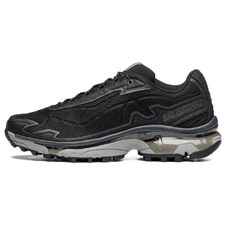 SALOMON Xt-Slate Advanced Mesh Synthetic Leather Comfortable Breathable Supportive Traction Low-Top Outdoor Functional Shoes Unisex Shoes Black 471326