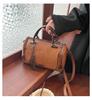 Borsa a tracolla Boston a cuscino retrò coreana - Borsa a mano da donna di grande capacità