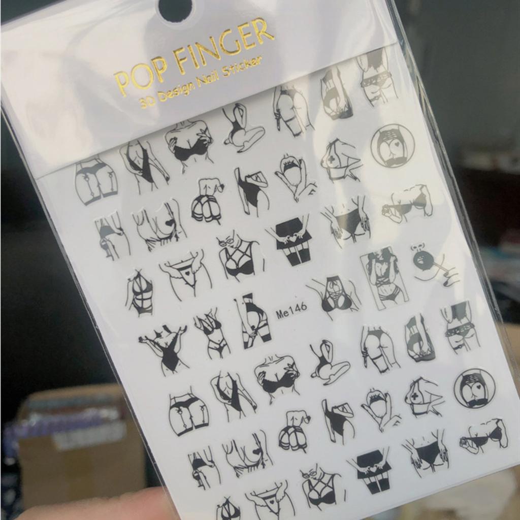 Practical Manicure Sticker Multipurpose Good Nail Transfer Sliders Ornament