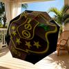 Iota Phi Theta Print Automatic Open Close Umbrella, Portable Foldable Umbrella, for Outdoor Commute Camping Trip, Ideal Birthday Gift