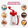 Manual Batter Dispenser Pancake Mix Distributor with Built-in Stirrer Precision Batter Pouring Tool for Waffles Muffins
