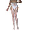 NEUE Große Netz-Strumpfhose mit Strumpfhaltern Strumpfhalter Strumpfhalter Strümpfe für Weihnachten Gothic Lolita Mädchen Cosplay Oberschenkelhoch Sexy Strumpfhose für Damen 3XL 4XL 5XL