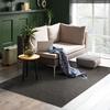 NAROSKI - Glittery and Shimmering Effect Rug for Indoor and Outdoor Use - 120 X 170 Cm - Black