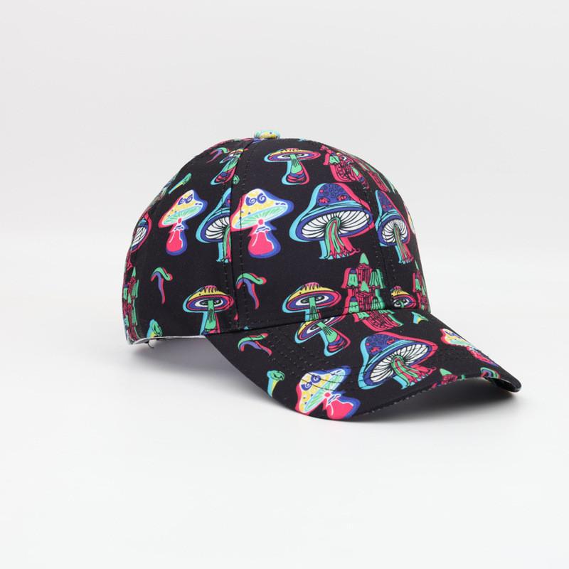 Classic Baseball Cap With Digital Print Sun Hat For Summer Casual Outdoor Wear
