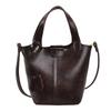 Koreanische Version Mode Retro Bucket Bag Damen Neue Nische Leichte Luxus Handtasche All-Matching Pendler Schulter Crossbody Tasche