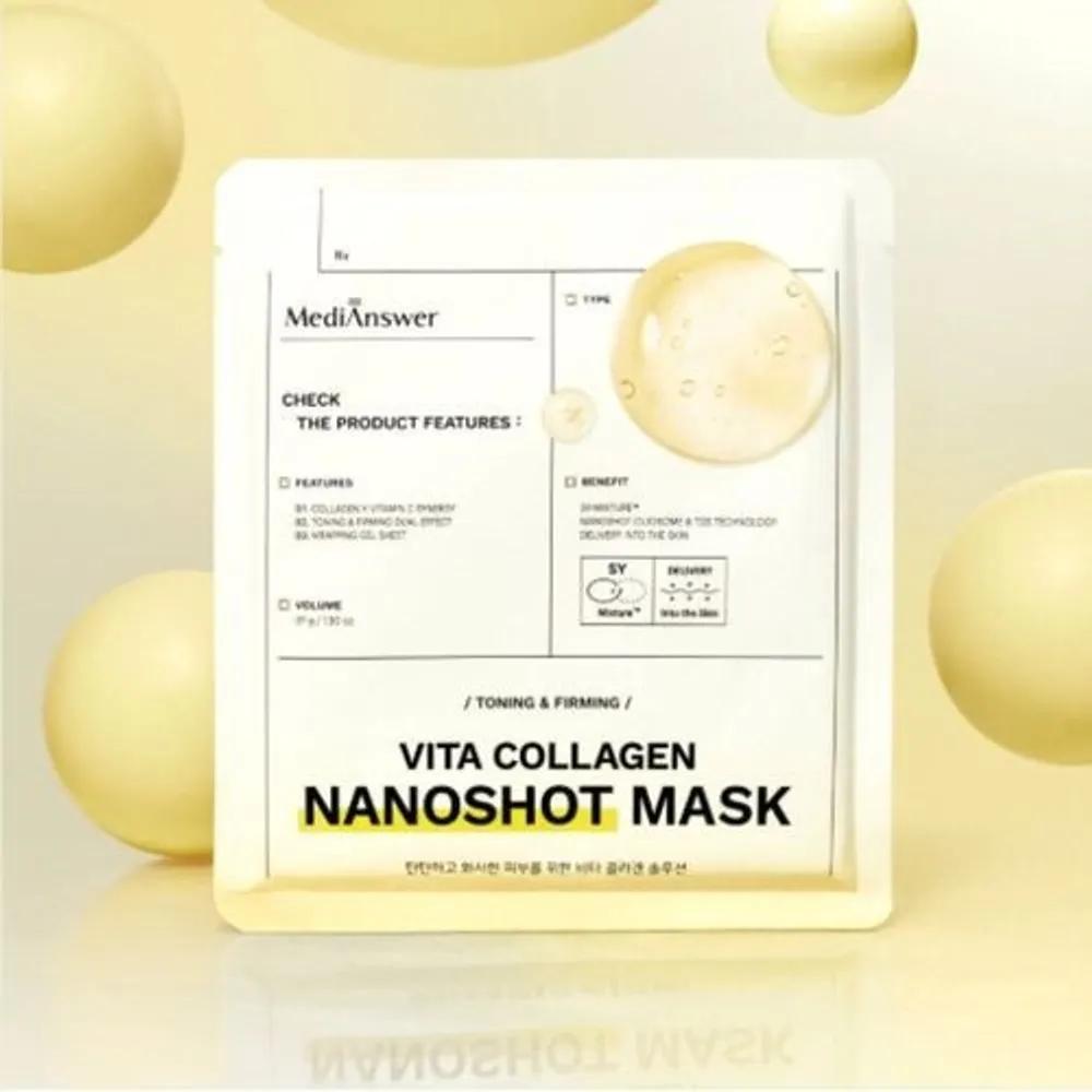 Маска MediAnswer Vita Collagen Nano Shot (5 листов)