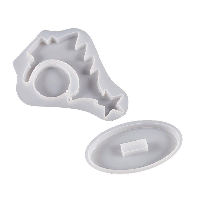 WTEMPO Christmas Tree Photo Frame Silicone Molds Christmas Tree Candle Ornament Molds DIY Resin Handicrafts Christmas Tree Ornaments Making Supplies