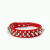 Punk Style Anti-Bite PU Leather Pet Collar with Rivets for Cats and Dogs