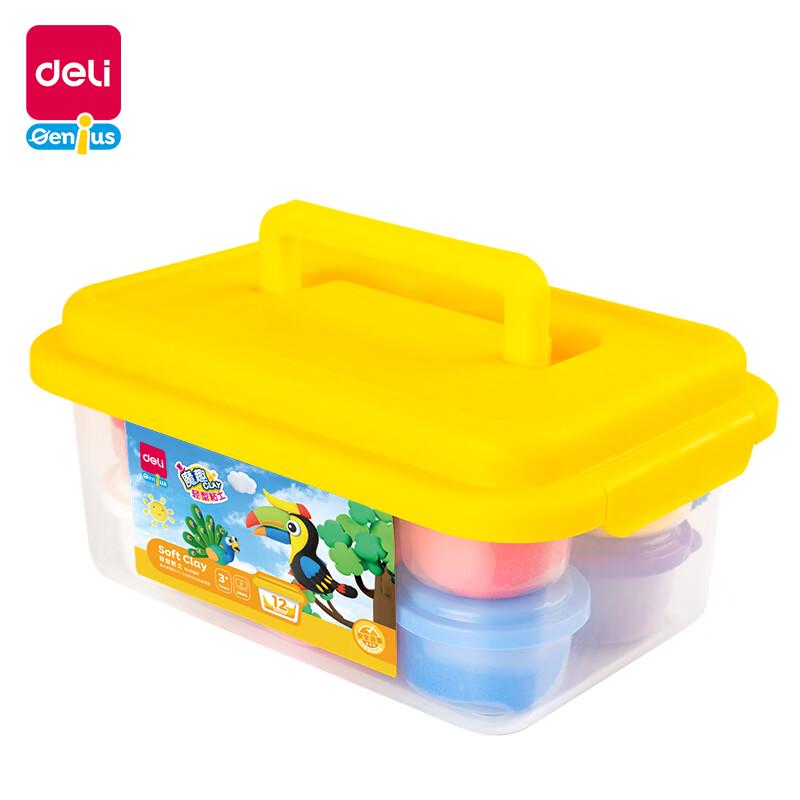 Deli 12-Color Lightweight Clay Set