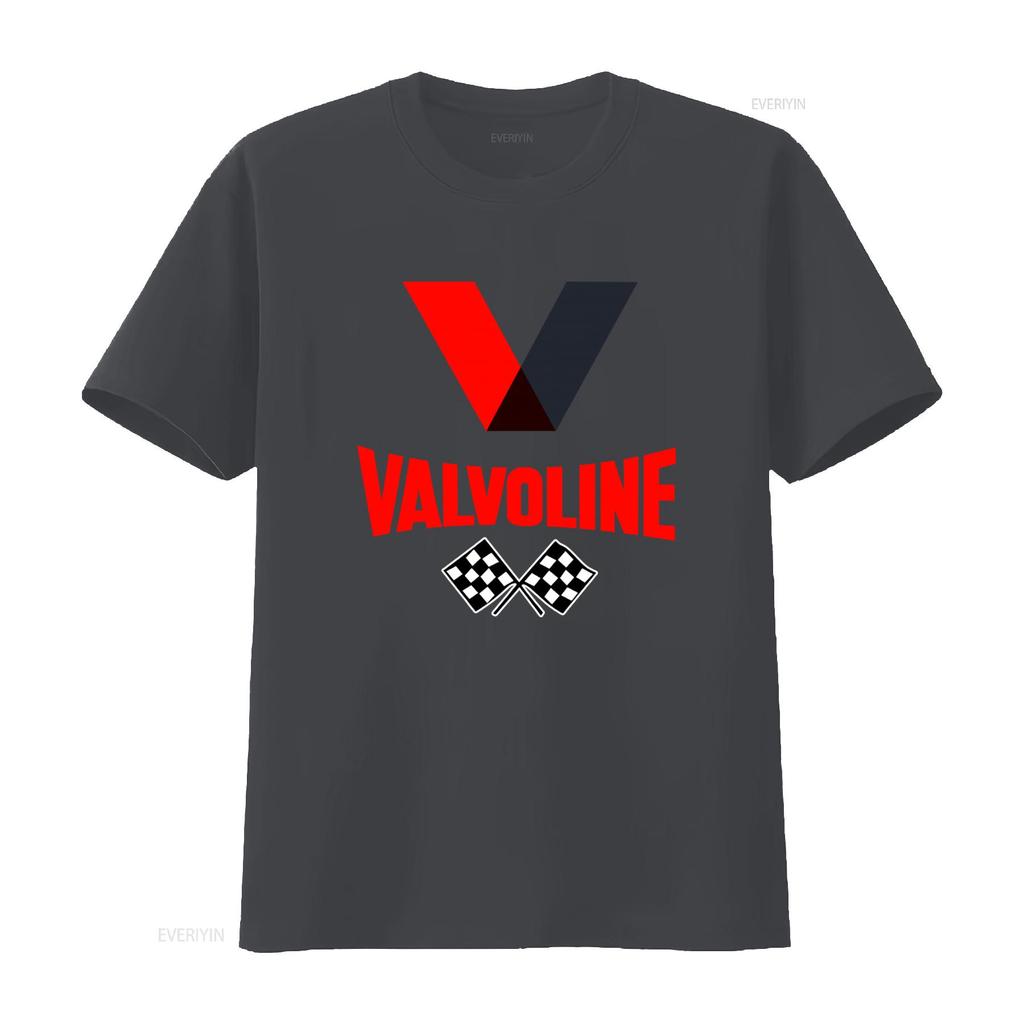 Valvoline Klassisches T-Shirt Amerikanisches Auto Öl Inspiriertes Design Erhältlich in Verschiedenen Größen Farben Vintage Gewaschen Lässig Atmungsaktiv