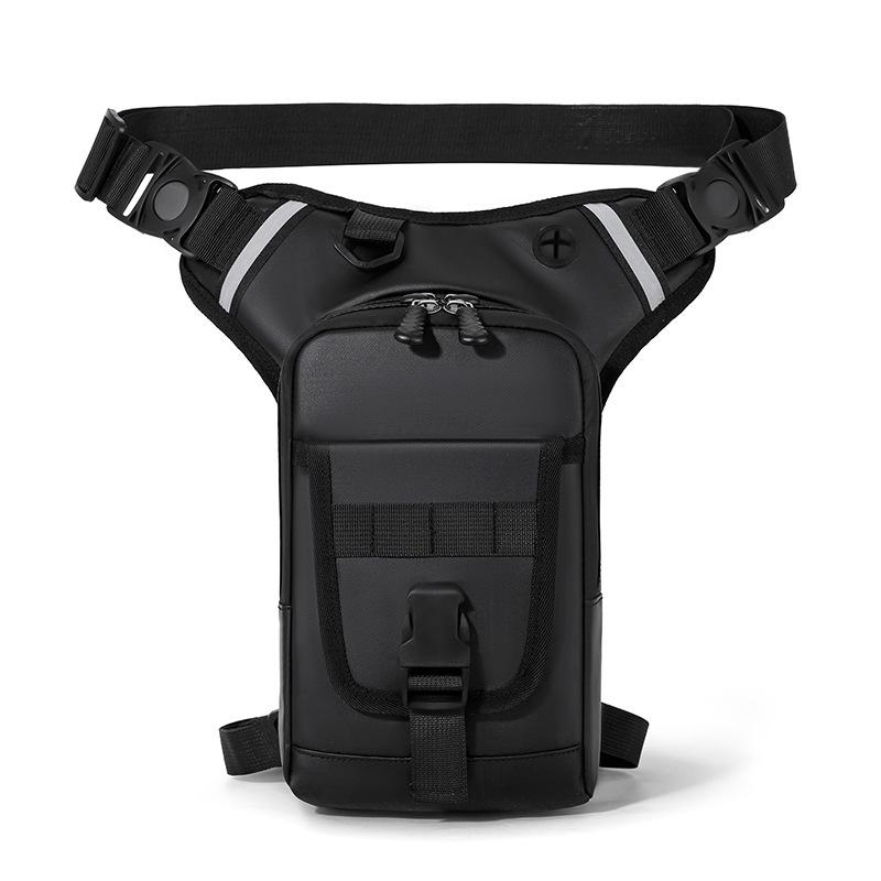 

Уличная тактическая сумка многофункциональная для езды на мотоцикле, поясная сумка, мужская спортивная легкая водоотталкивающая сумка через плечо чёрный