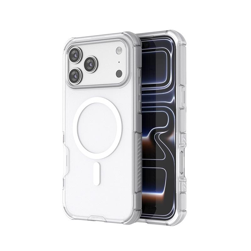 Applicable to iPhone17ProMax bear hug magnetic mobile phone case Apple 16Pro matte 15 anti-drop 14 protective case