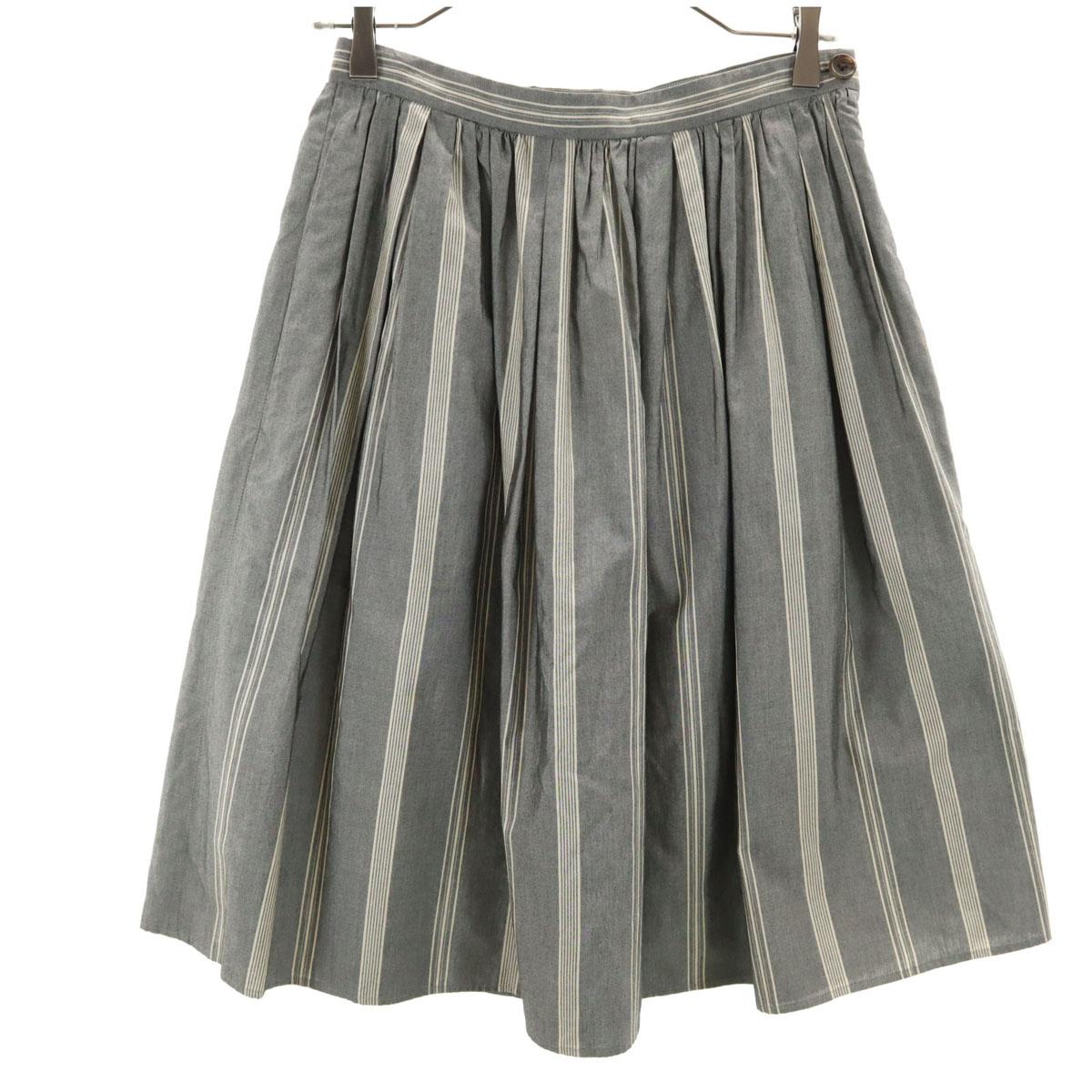 

MARGARET HOWELL Silk blend made in Japan Midi length skirt 1 gray Women Used
