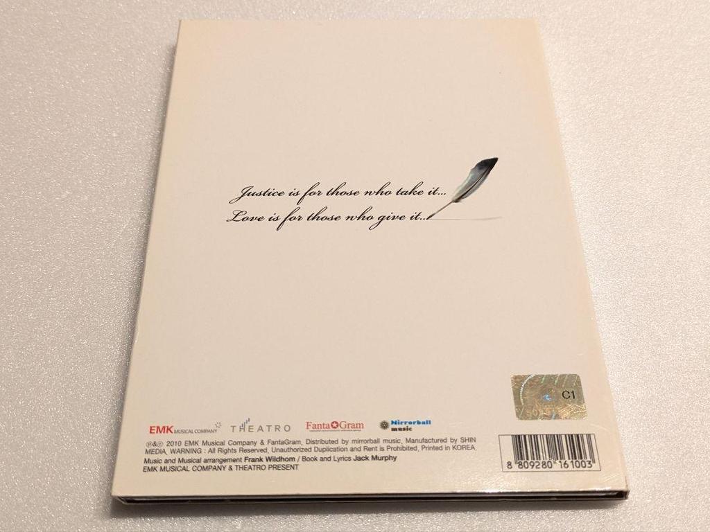 [USED] Korean Musical Monte Cristo OST [2010 Korean Cast Edition]