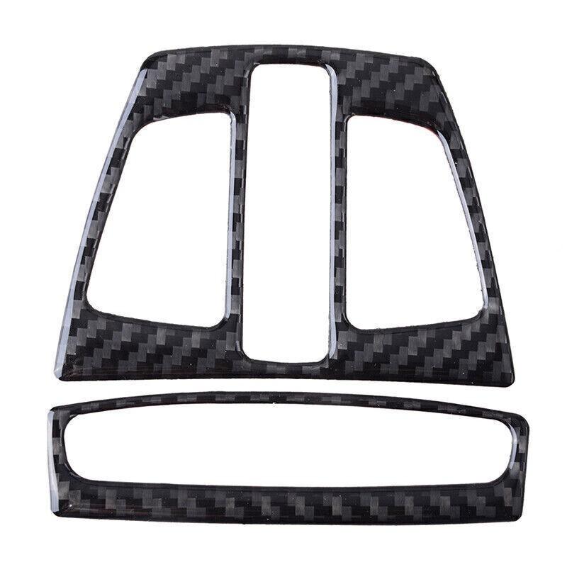Carbon Fiber Reading Light Switch Cover Trim For BMW 3 4 Series F30 F34 2013~19.