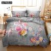 3D Printed African Parrot Bedding Set Down Quilt Cover With Pillowcase Double SIngle King 3D Printed Anime My Dress-U