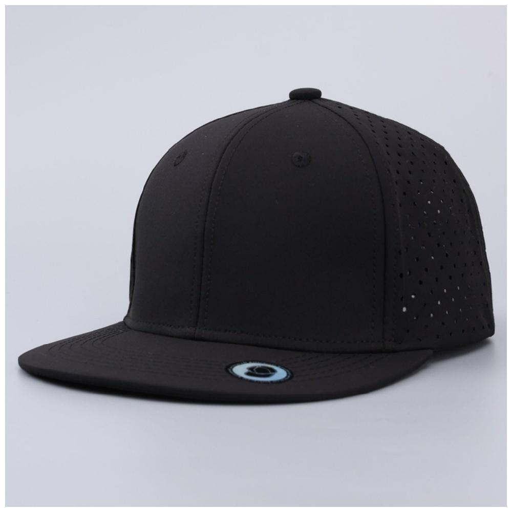 Custom Fitted Hat Fully-enclosed Stretchy Solid-color Hiphop Flat-brim Cap Lightweight Breathable With Printing Embroidery Logo