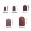 20 Pezzi Cappucci Abrasivi Traspiranti Grana 80-180 Pratiche Manichette in Grafite Per Manicure Pedicure e Cura dei Piedi