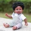 12in African American for Doll for Baby Girls Boys with Black Skin that Looks Re