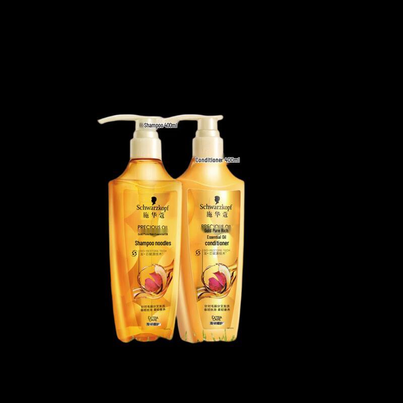 Schwarzkopf Gold Pure Nourishing Oil Shampoo & Conditioner Set