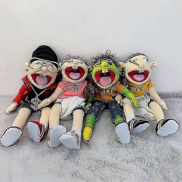 DB 2023 60cm Jeffy Puppet Doll Jeffy Hand Puppet Sml Jeffy Puppet Family Real Jeffy Zombie Boy Hand Puppet Soft Toy Plush Feebee PuppetYC