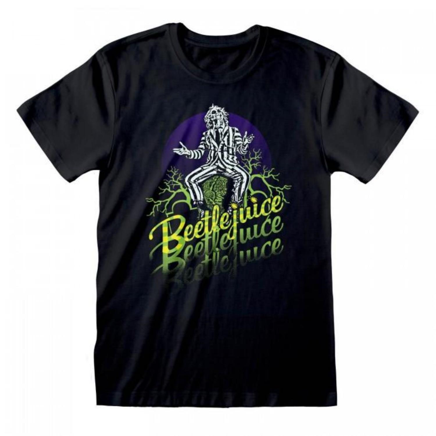 

Beetlejuice Unisex Adult Triple B T-Shirt S чёрный