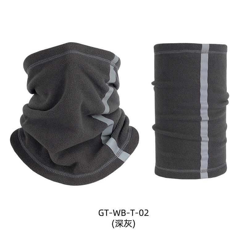 Winter Multifunctional Fleece Neck Gaiter Outdoor Windproof Reflective Strip Polar Fleece Face Mask Bandana