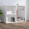 VidaXL Dressing Cabinet High Gloss White 80x40x65cm Engineered Wood 808852