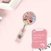 Simplicity Nurse ID Card Clips Easy To Pull Buckle Cute Retractable Badge Reel  Students