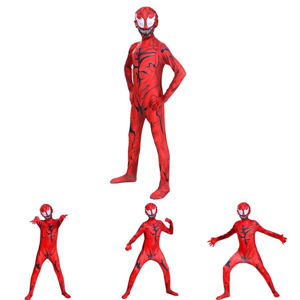 Tuta Venom Let There Be Carnage Cletus Kasady Cosplay Per Adulti e Bambini