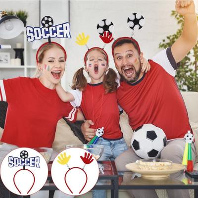 Čelenka Mistrovství světa 2026, Fotbalová čelenka do vlasů pro fanoušky, Párty pokrývka hlavy pro zápas USA Mexiko Kanada