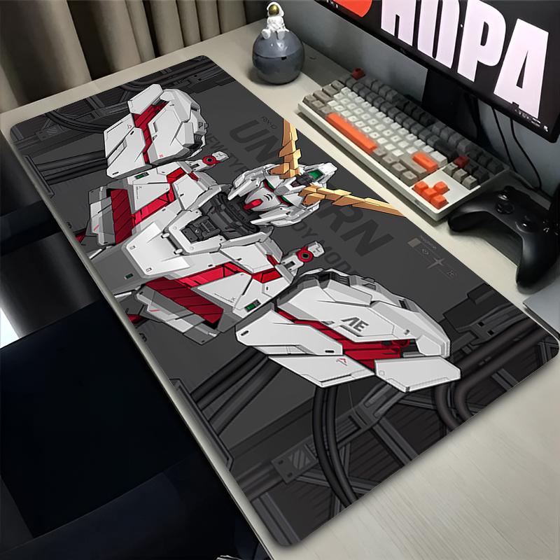 Anime Mouse Pads Popular MMechanical Warrior GGundam Large Xxl Extended Gaming Desk Mat Non Slip Pc Computer Gamer Mouse Pads