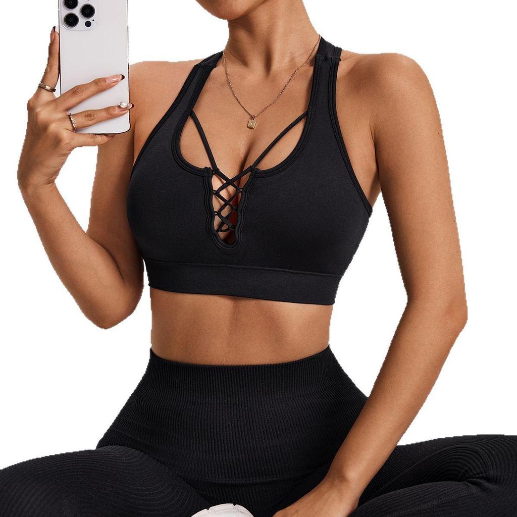 Grenzüberschreitendes Yoga Rückenfreies Camisole: Damen Sportweste zur Körperformung & gegen Entblößung