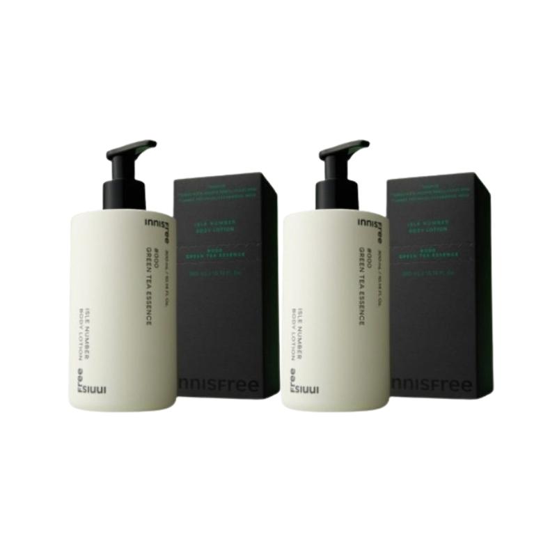 Innisfree Isle Number Body Lotion Green Tea Essence 300ml | Hydrating Perfumed Body Moisturizer | Lightweight Daily Body Care K-Beauty