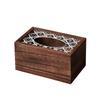 Retro Tissue Box Creative and  Modern Home Living Room Dining Room Dining Room Solid Wood Pumping Carton Storage Napkin Carton