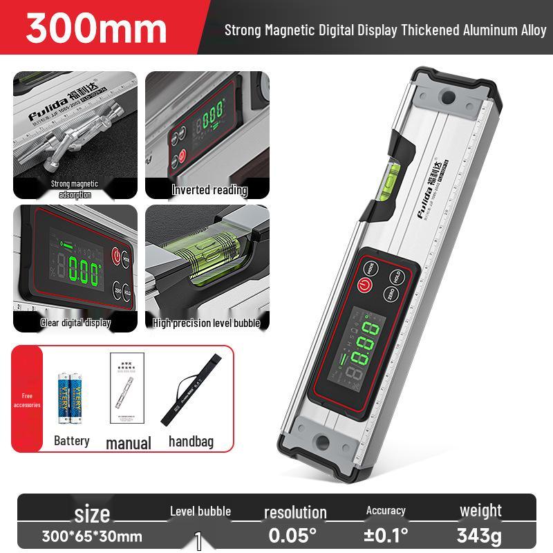 High Precision Electronic Digital Level with Strong Magnetic Base & Inclinometer