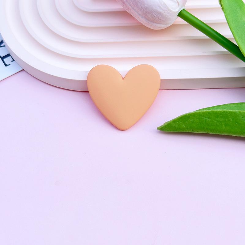 Peach Heart Resin Accessories: DIY Phone Case, Water Cup Patch, Car Storage, Shoe & Clothing Headdress