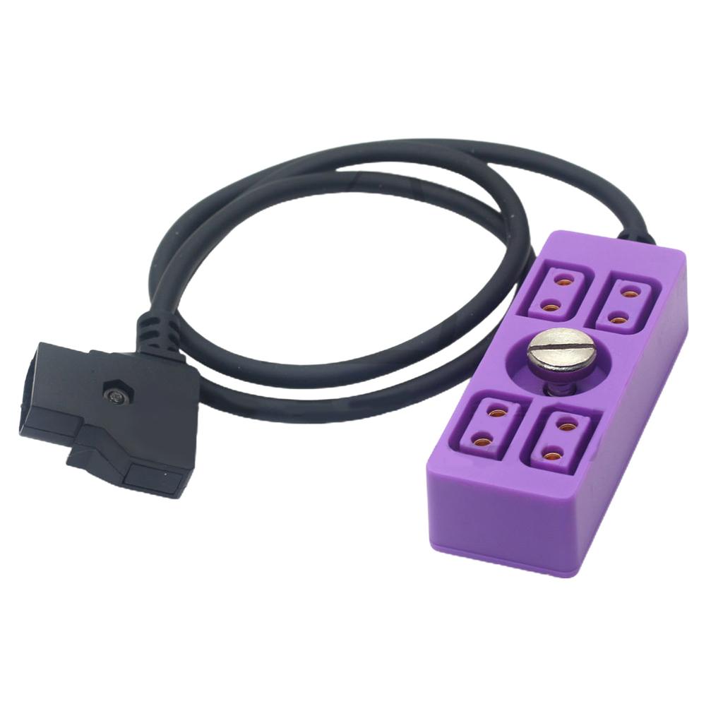 Dtap Power Splitter D-tap samec na 4 porty D-Tap rozbočovač s 1/4 šroubem rozšiřuje výkon na čtyři zařízení