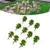 Architectural Model tree Scenery Layout Green Plastic Accessories Wargame